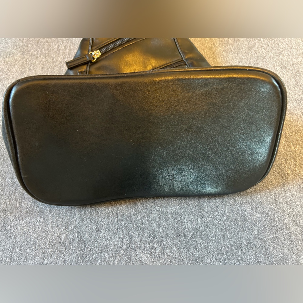 Bellini Black Leather Backpack - image 4